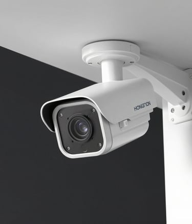 Technician installing electrical wiring in a high-end residential space.