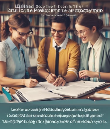 Group of students collaborating on a digital project.