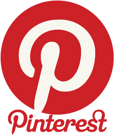 The official red and white Pinterest logo featuring the stylized P icon and wordmark.
