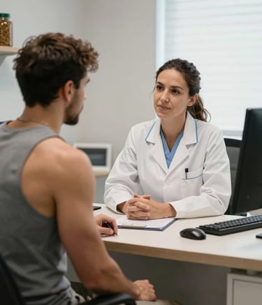 Volunteers handing out water to marathon runners.