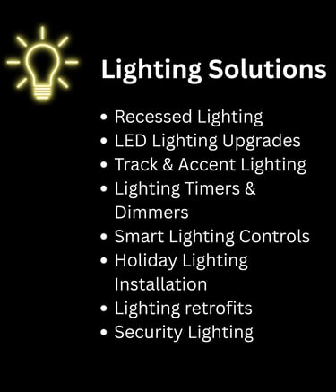 Lighting Solutions, Whole-House Wiring, All Lighting Needs