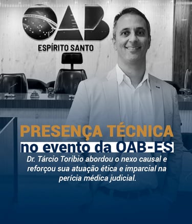 Participação em workshop de perícia médica sobre nexo causal e responsabilidade em 2025