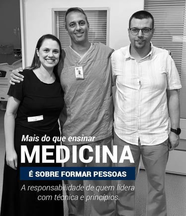 Atuação acadêmica na formação médica e ensino em medicina intensiva em ambiente hospitalar