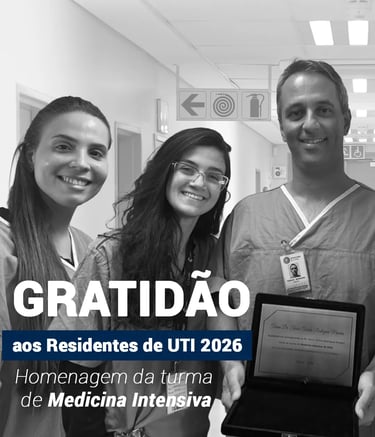 Reconhecimento acadêmico por atuação na formação de médicos residentes em medicina intensiva em 2026