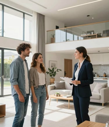 Close-up of hands typing on a laptop with analytics graphs on screen