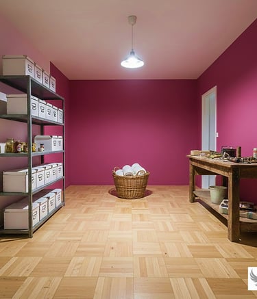 Cellier restairé après sinstre de dégâts des eaux par P.S.Immo