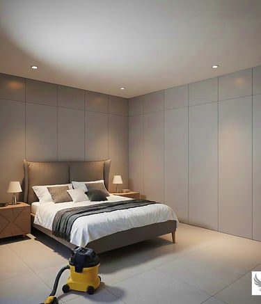 Plfond réparé par P.S.Immo