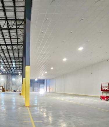 Professional drop ceiling grid and acoustic ceilings for commercial spaces