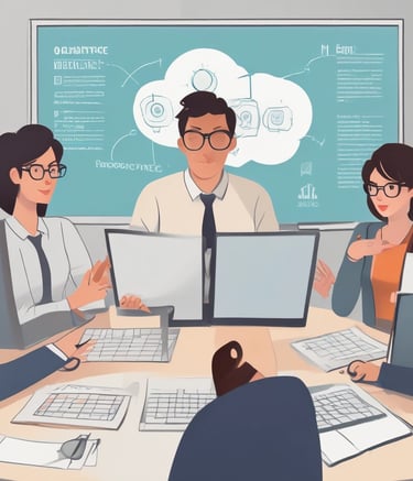 Close-up of hands working on coding and website design.