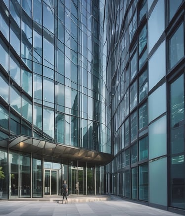 Analyst reviewing financial graphs on a laptop.