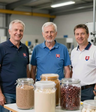 Community members planting trees together in a park.