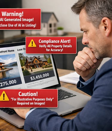 Real estate listing flagged for Section 18 compliance risk under Australian consumer law