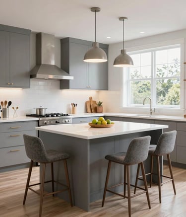 Stylish bathroom remodel featuring clean lines and quality fixtures.