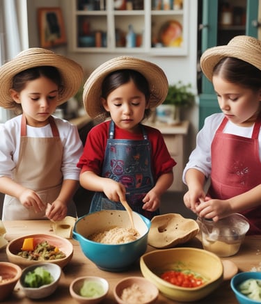 Outdoor playground with safe, colorful equipment surrounded by greenery