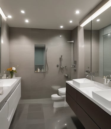 A commercial storefront renovation with modern glass and clean lines.