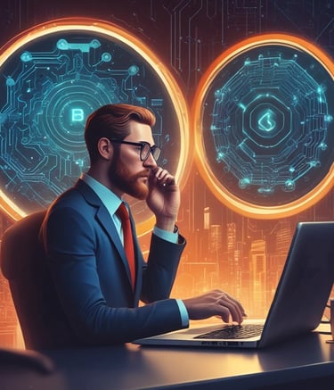 A client and notary connecting via a secure video call for notarization