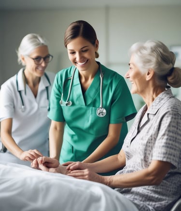 man in blue dress shirt and gray pants standing beside red cabinet