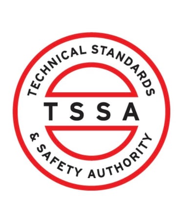 Official Technical Standards and Safety Authority (TSSA) logo for public safety and compliance.