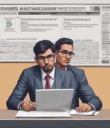 A smiling entrepreneur shaking hands with a consultant in an office