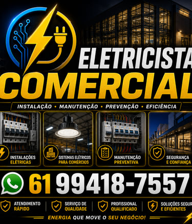 Telefone de Eletricista em Santo Antônio do Descoberto  (61) 99418-7557