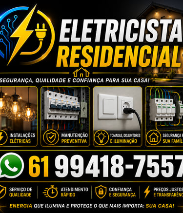  Telefone de Eletricista em SAD  (61) 99418-7557