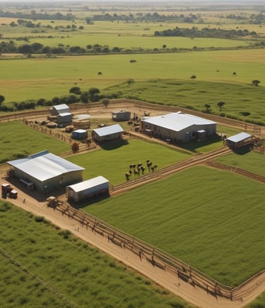 A greenhouse filled with lots of green plants