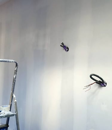 Chantier peinture en cours Toulouse - Artisan peintre Nehbi rénovation maison