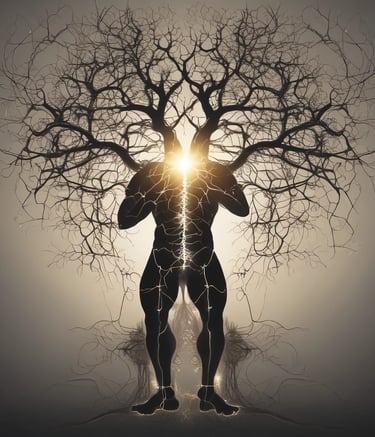 Sunrise over a peaceful forest symbolizing new beginnings.