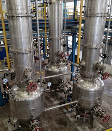 Modern facility at Al-Afja hub showcasing industrial waste-to-value transformation.