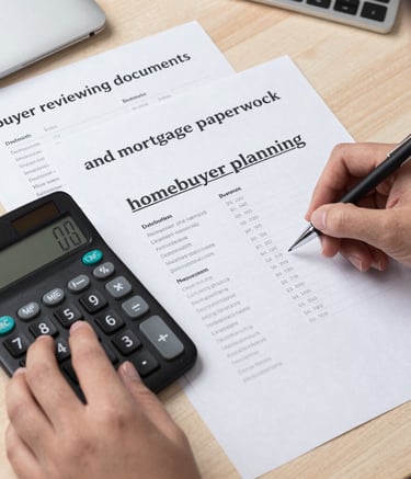 Homebuyer planning calculator