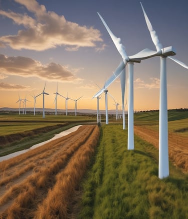 Innovative piezoelectric device prototype capturing energy from gentle water movements.