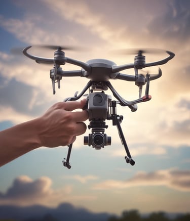 Close-up of high-end video camera available for rental.