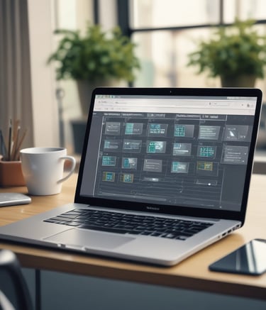 Drone capturing aerial footage over a cityscape.