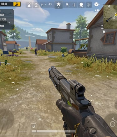 A serene puzzle game interface featuring nature-themed tiles and calming colors.