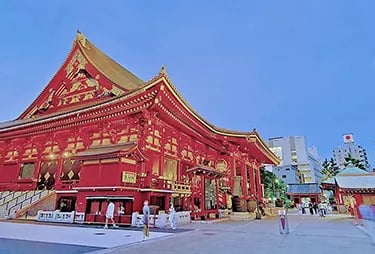 Senso-ji Temple: 1.1 km away, 8 minutes by bus from Nakadaya