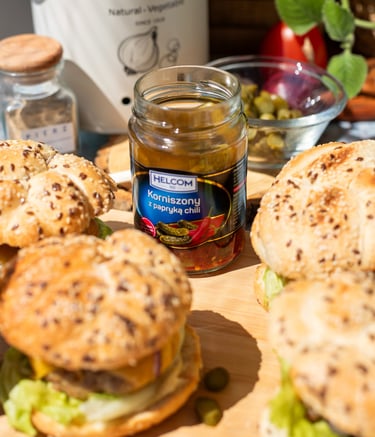a table with a variety of food items on it UGC