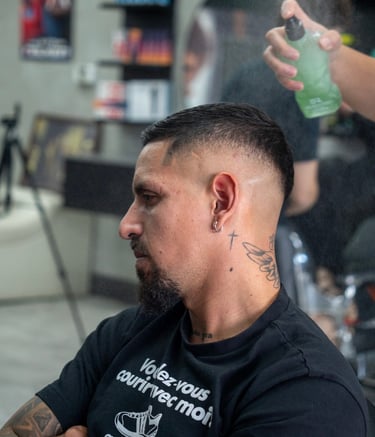 Men’s Skin Fade - Silver barbers Braybrook