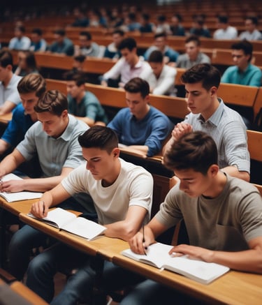 Close-up of hands writing notes during an educational session about diet and training.
