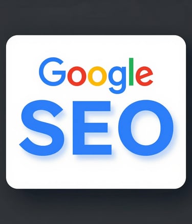 Graph illustrating a steady rise in Google rankings over months.