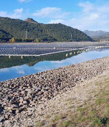 retenue et digue de Lazer