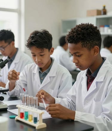 Young Kenyan adults engaged in a lively workshop about resilience and healthy choices.