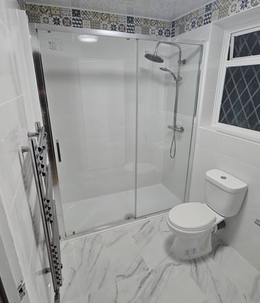 Bathroom renovation and construction work by Eagle Nottingham Construction Ltd