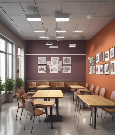 Indian Teachers collaborating in a modern staff room with digital tools.