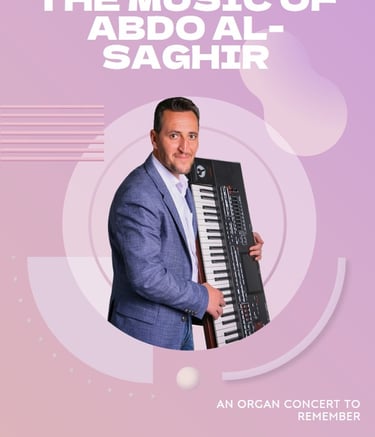 organist عازف الاورغ عبدو الصغير