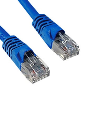 an Ethernet cable used for networking switches and routers together