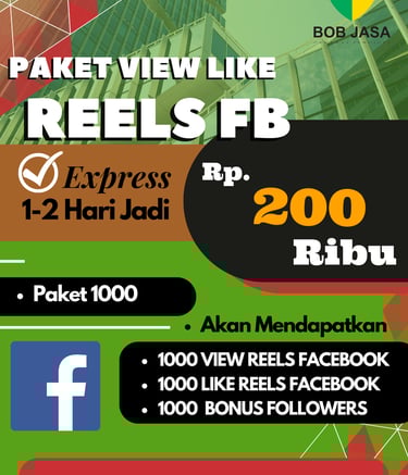 Jasa Buzzer View Like Share Konten Reels Facebook FB 200 ribu di Kota Kabupaten