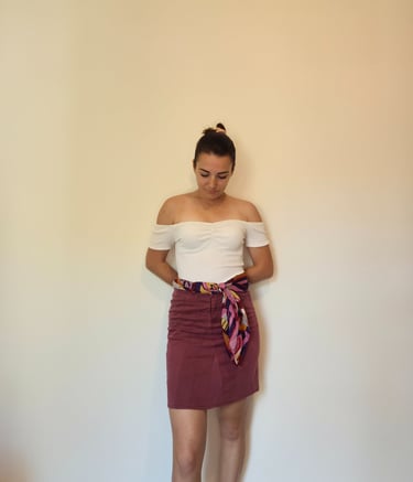 jupe upcyclée à Lille