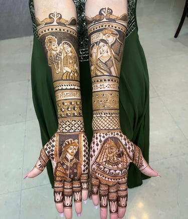 Bridal mehndi design