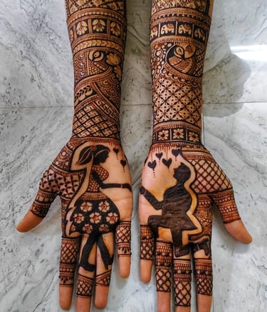 Engagement mehndi