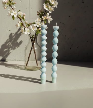 sojų vaško žvakės